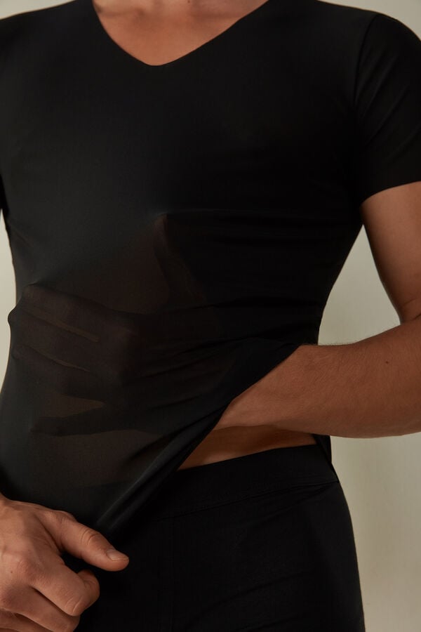 Intimssimi seamless Micromesh Top Black | ASGWC14987